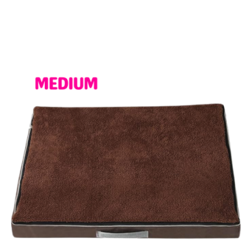 Lavish Pets Memory Foam Bed Brown (M)